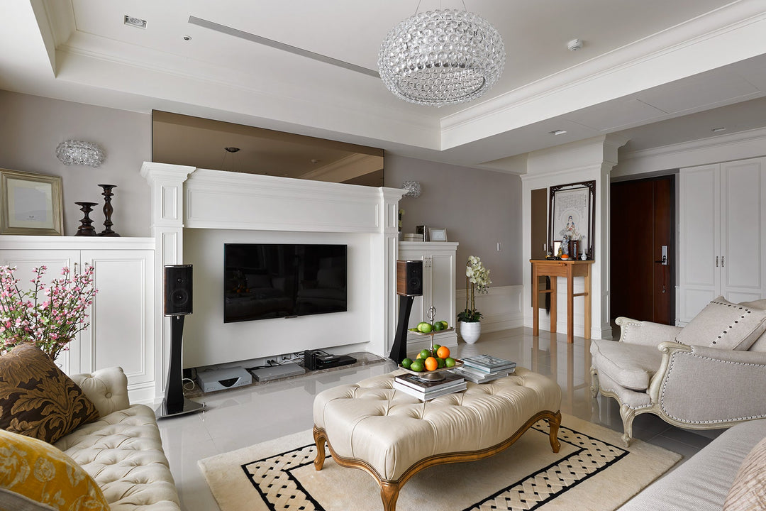 ▍大坪數客廳設計怎麼規劃才不浪費？電視牆與玄關設計該注意的 5 個細節