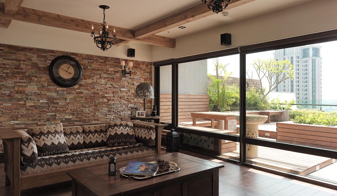 Rustic森林系交織優雅古典雙面貌-戶外景觀樓中樓