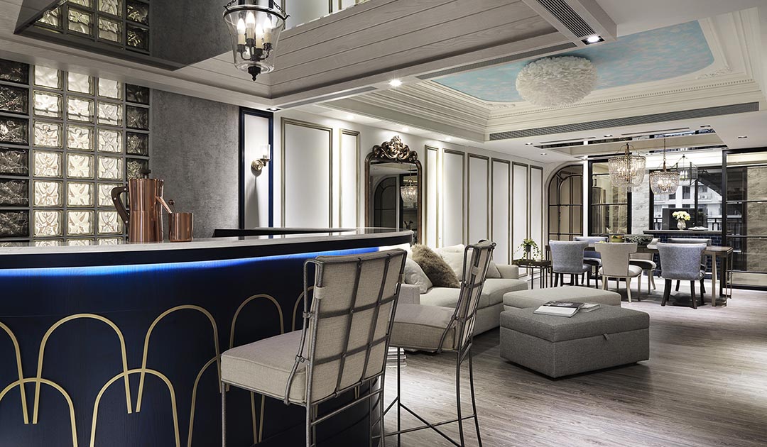 │尚展作品│女王的請柬-交誼廳的華麗與自在