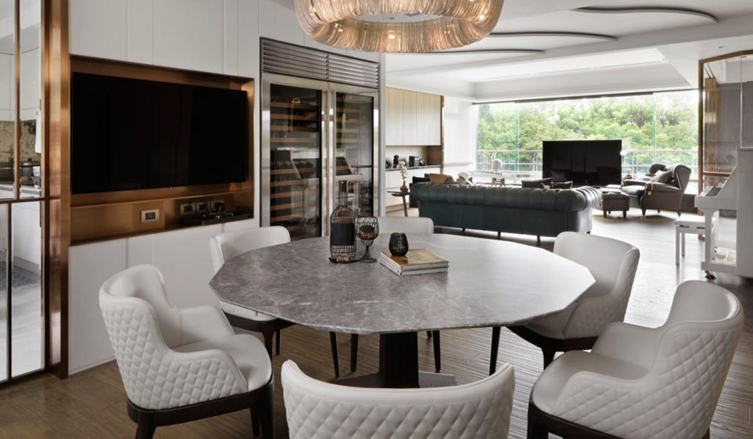 │尚展作品│極致建材精砌出質感輕奢宅-招待領域篇