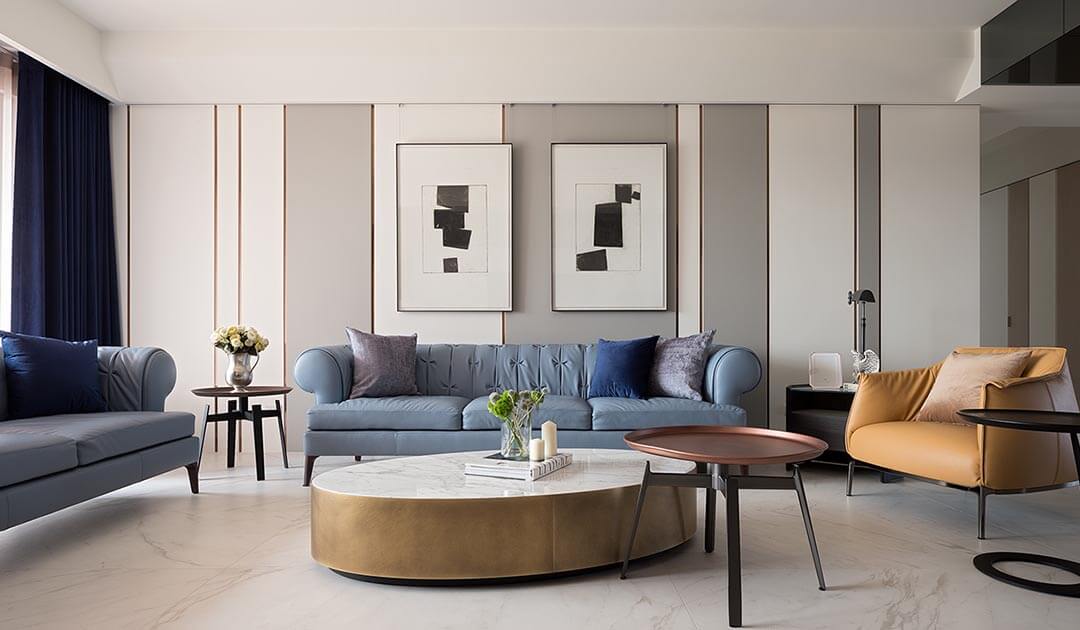 │尚展作品│溫暖現代美式大宅 互動好生活