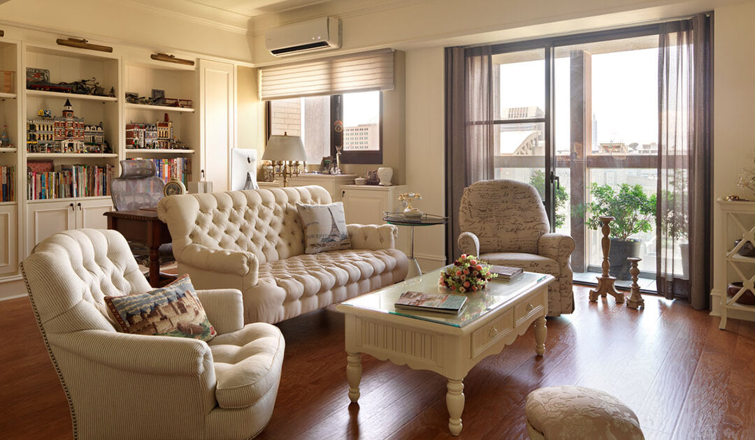 ▍尚展作品｜美式鄉村 奶霜白浪漫的永恆經典 現代美式鄉村耀眼新質感