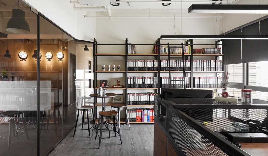 ｜美式LOFT｜公司像在家的舒適，耳目一新的美式工業風辦公空間設計